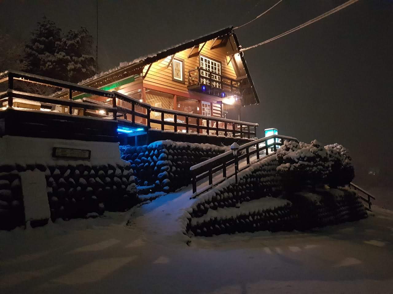 casa en nieve